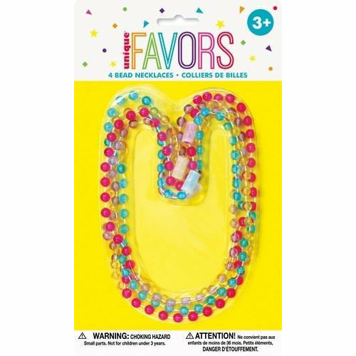 4 BEAD NECKLACES
