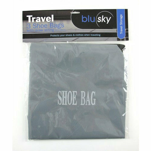 Travel Bags for Shoes 3 Pack 41x30cm / 410x300mm - Fashion product at Price Busters Variety