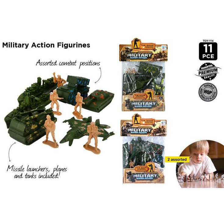 12pce Military Figures