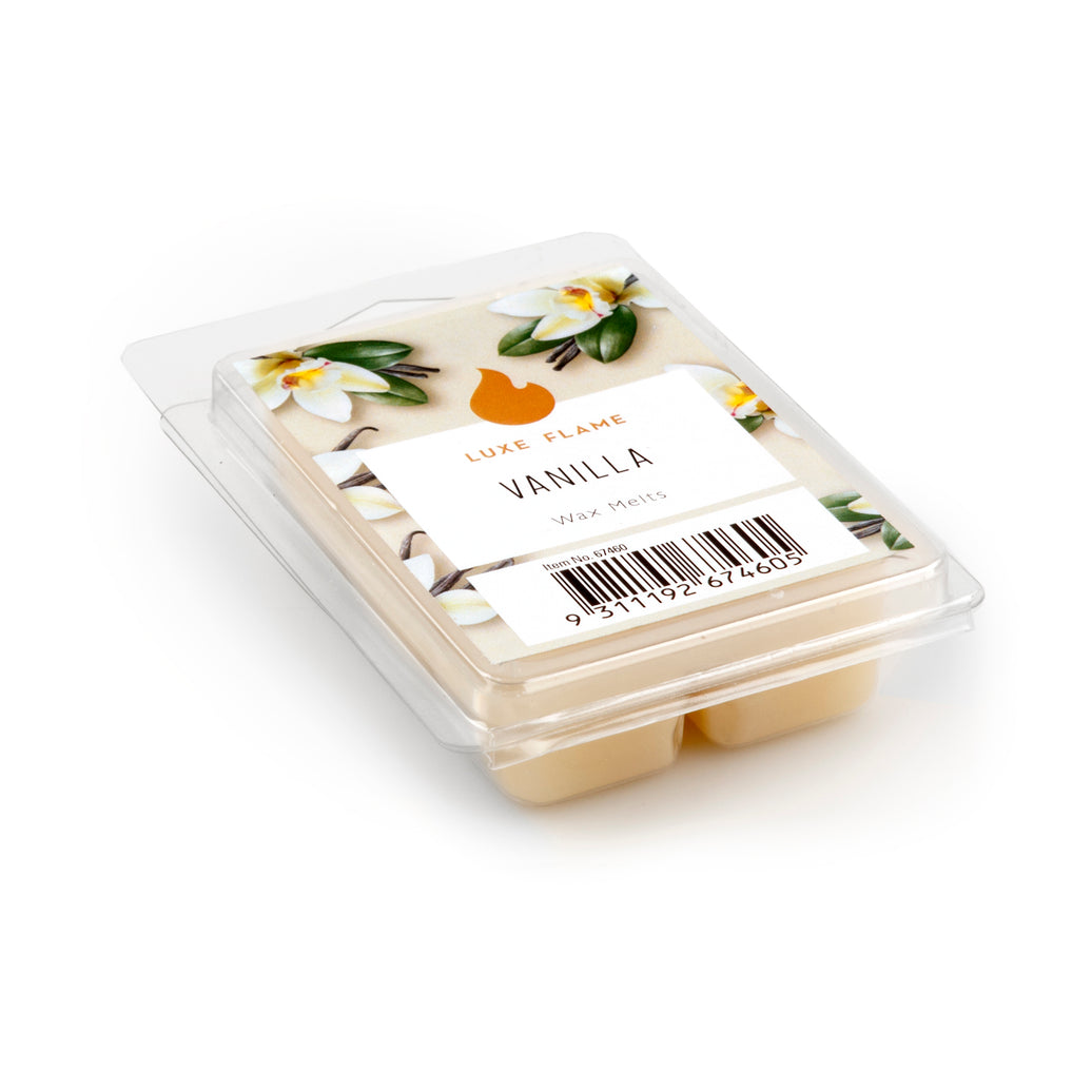 Vanilla Scented Wax Melts – 6 Blocks, 7.5 x 11 x 2.5cm