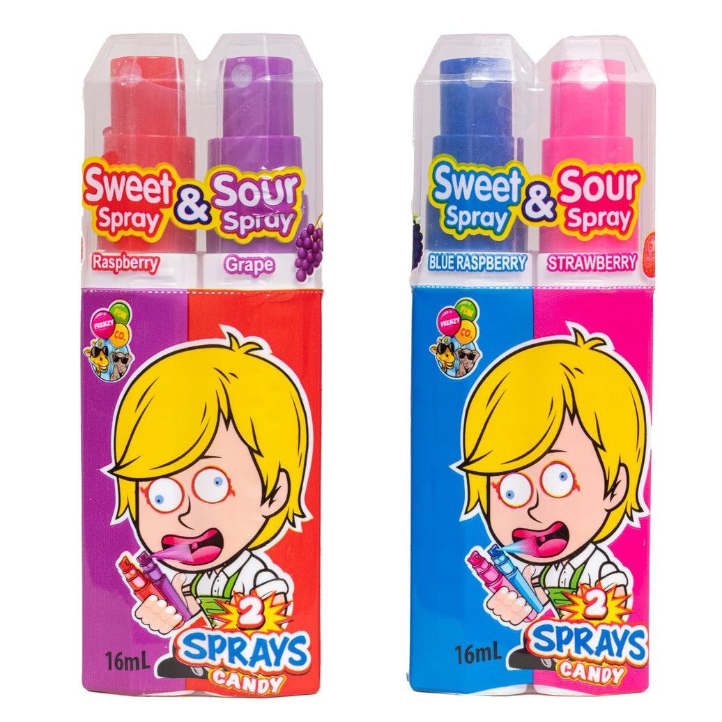 Fun Frenzy Two Candy Spray Sweet And Sour
