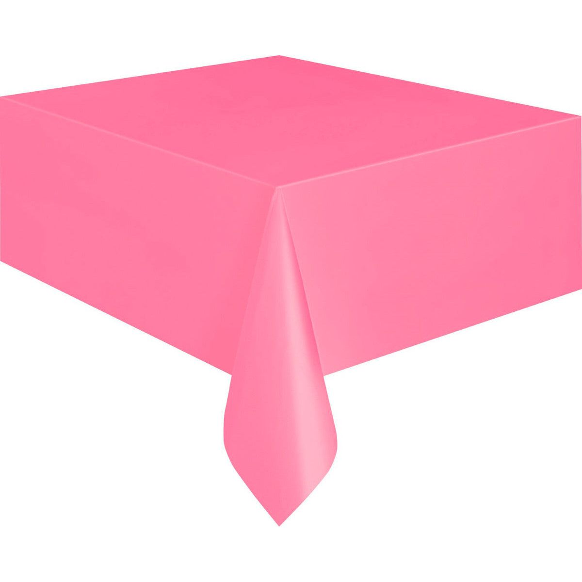 Plastic Rectangular Tablecover - Hot Pink - product image