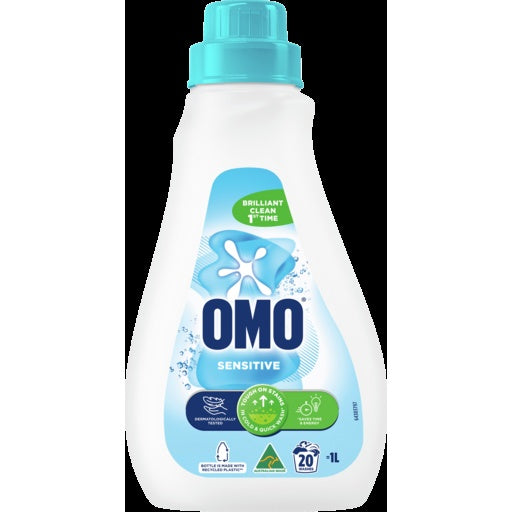 Omo 968mL Laundry Liquid Detergent Ultra Fast Clean