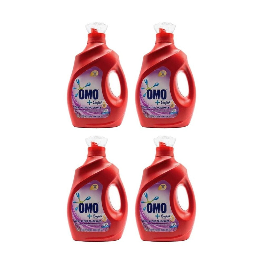 Omo 1936mL Laundry Liquid Detergent Ultra-fast Clean Front + Top Loader