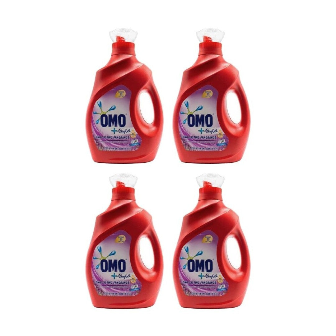 Omo 1936mL Laundry Liquid Detergent Ultra-fast Clean Front + Top Loader