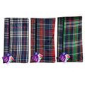 Pencil Case 2 Zip Tartan 320x170mm Assorted Designs - Stationery product at Price Busters Variety