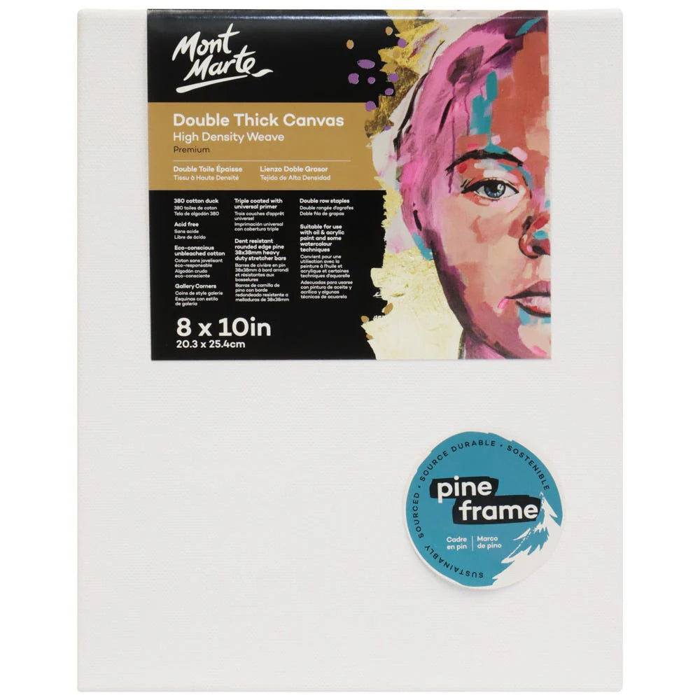 Mont Marte Premium Canvas Pine Frame Dt 20.3x25.4cm