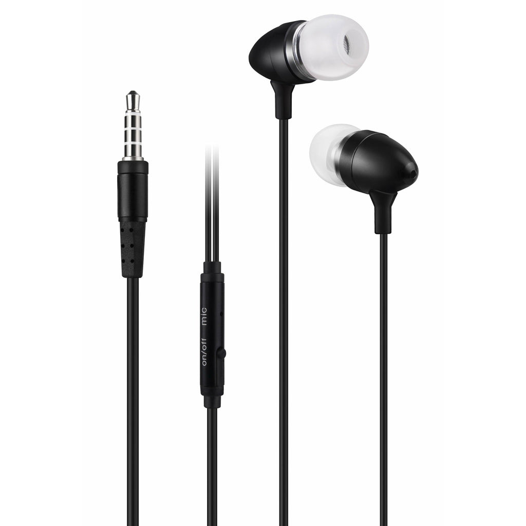 Igear Earphone with Mic - Metallic Black