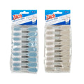 Pegs TPR Deluxe Coloured Tip 18 Pack 2 Assorted Colours - Laundry product at Price Busters Variety