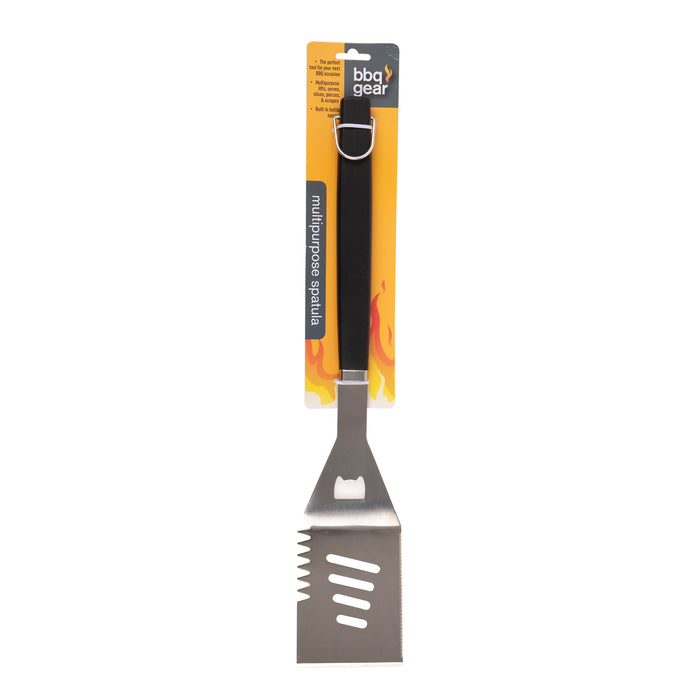 3-in-1 Stainless Steel BBQ Spatula with Bottle Opener (51.5cm)