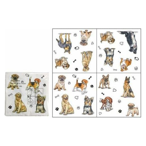 Dog Napkins 33x33cm 20 Pack