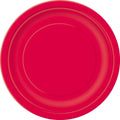 Ruby Red 8 X 9" Paper Plates - Pf