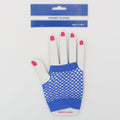 Fishnet Gloves-Blue