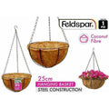 1pce Hanging Planter With Liner 25cm