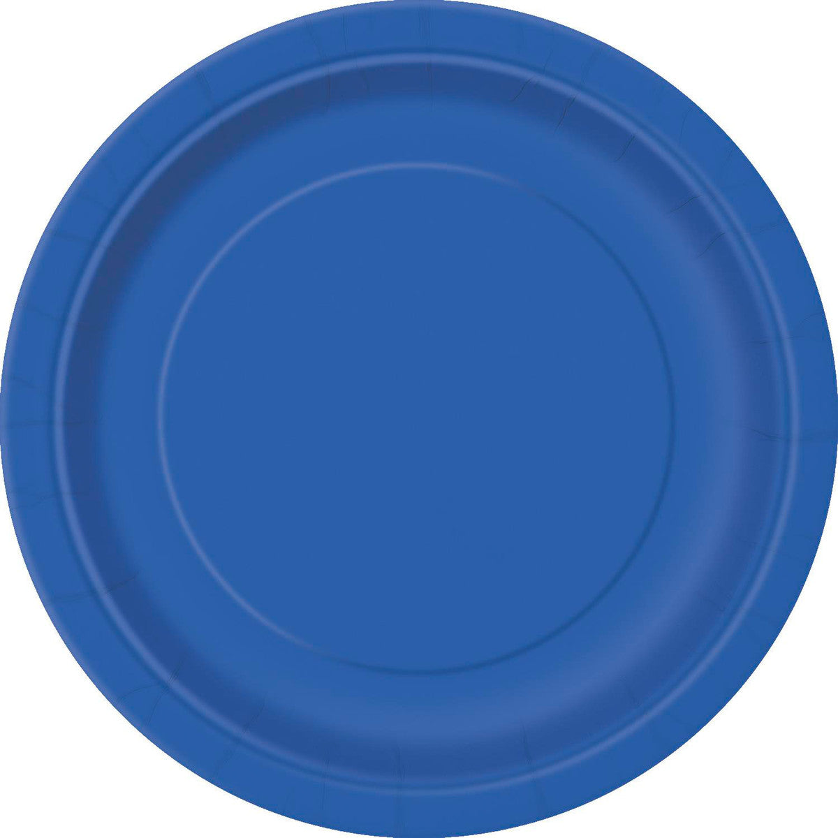 Royal Blue 8 X 7" Paper Plates - Pf