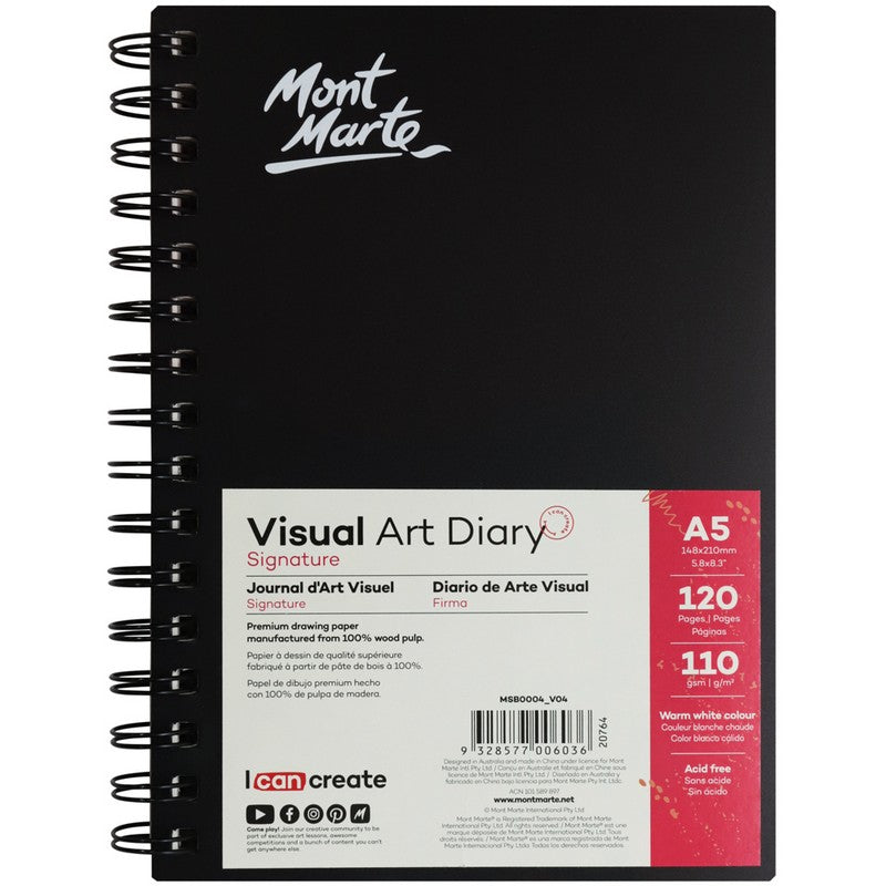 Mont Marte - A5 Visual Art Diary