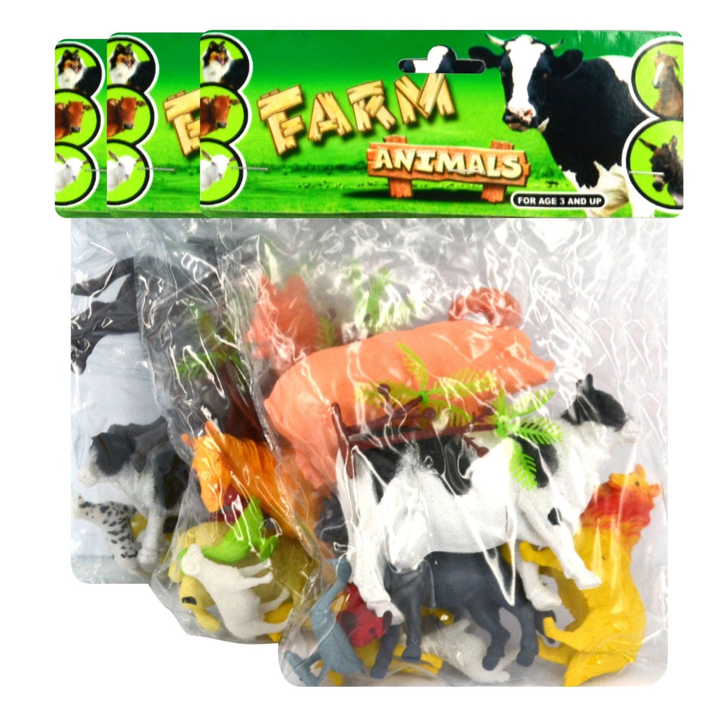 11pce Animals Farm-Sea Jungle Dino Insec