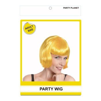Bob Costume Wig - Yellow - product image