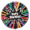 Rainbow Starburst 18" Bln Pkg