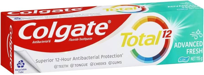 Colgate Toothpaste Total 12 Advanced Fresh 115g