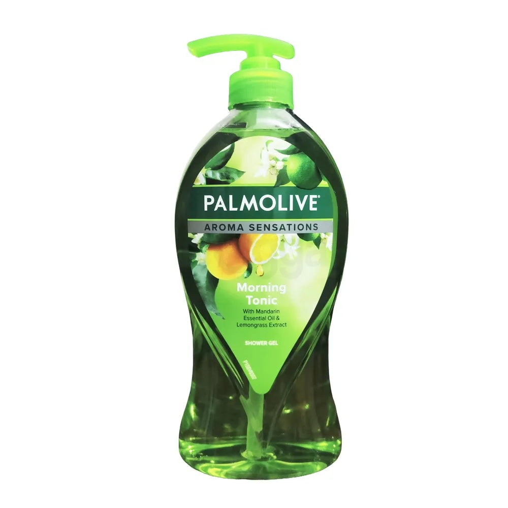 Palmolive 750Ml Shower Gel  Morning Tonic With Mandarin Essential Oil And Lemongrass Extract