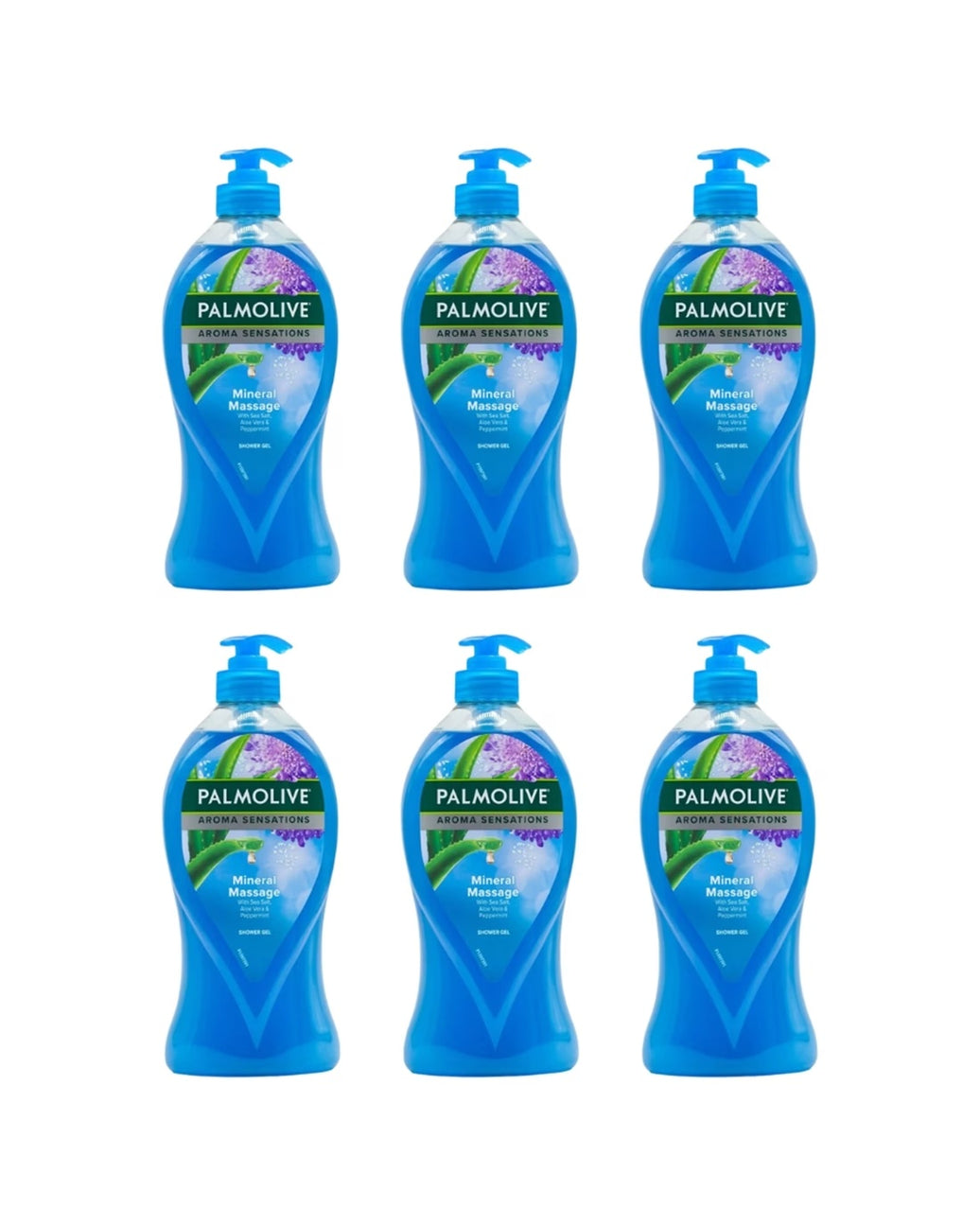 Palmolive 750Ml Shower Gel Aroma Sensations Mineral Massage With Sea Salt Aloe Vera And Peppermint