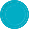 Carib Teal 8 X 7" Paper Plates