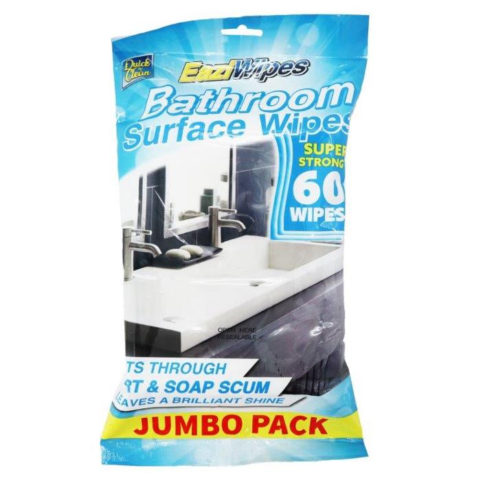 Wipes Bathroom Pack 60 product photo - Price Busters Variety