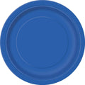 Royal Blue 8 X 9" Paper Plates - Pf