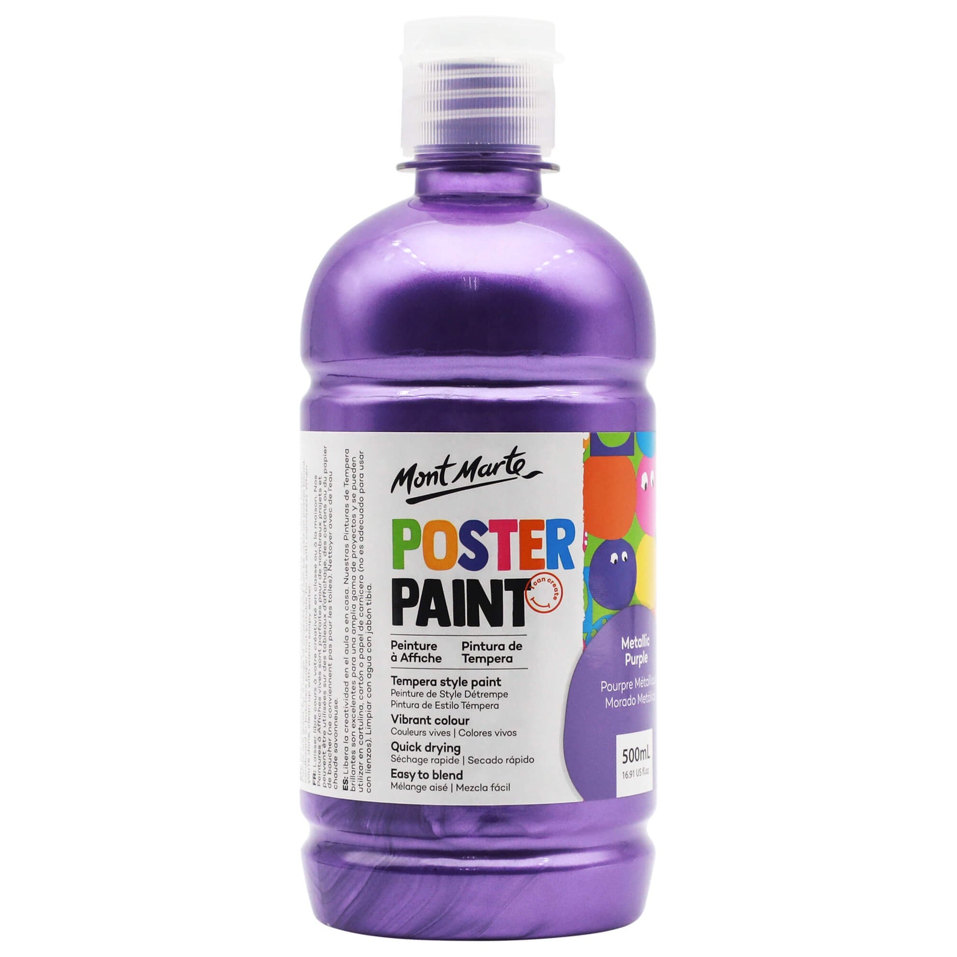 Mont Marte Poster Paint Metallic - Purple