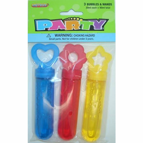 3 Bubbles & Wands
