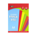Pad Paper Colour 6 Bright Colours A4 120s 80gsm 210x297mm - Art & Craft product at Price Busters Variety