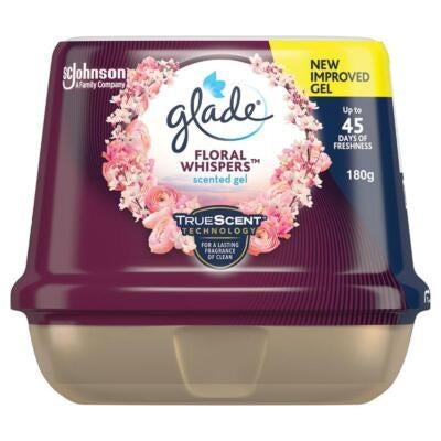 Glade 180G Air Freshener Scented Gel Floral Whispers