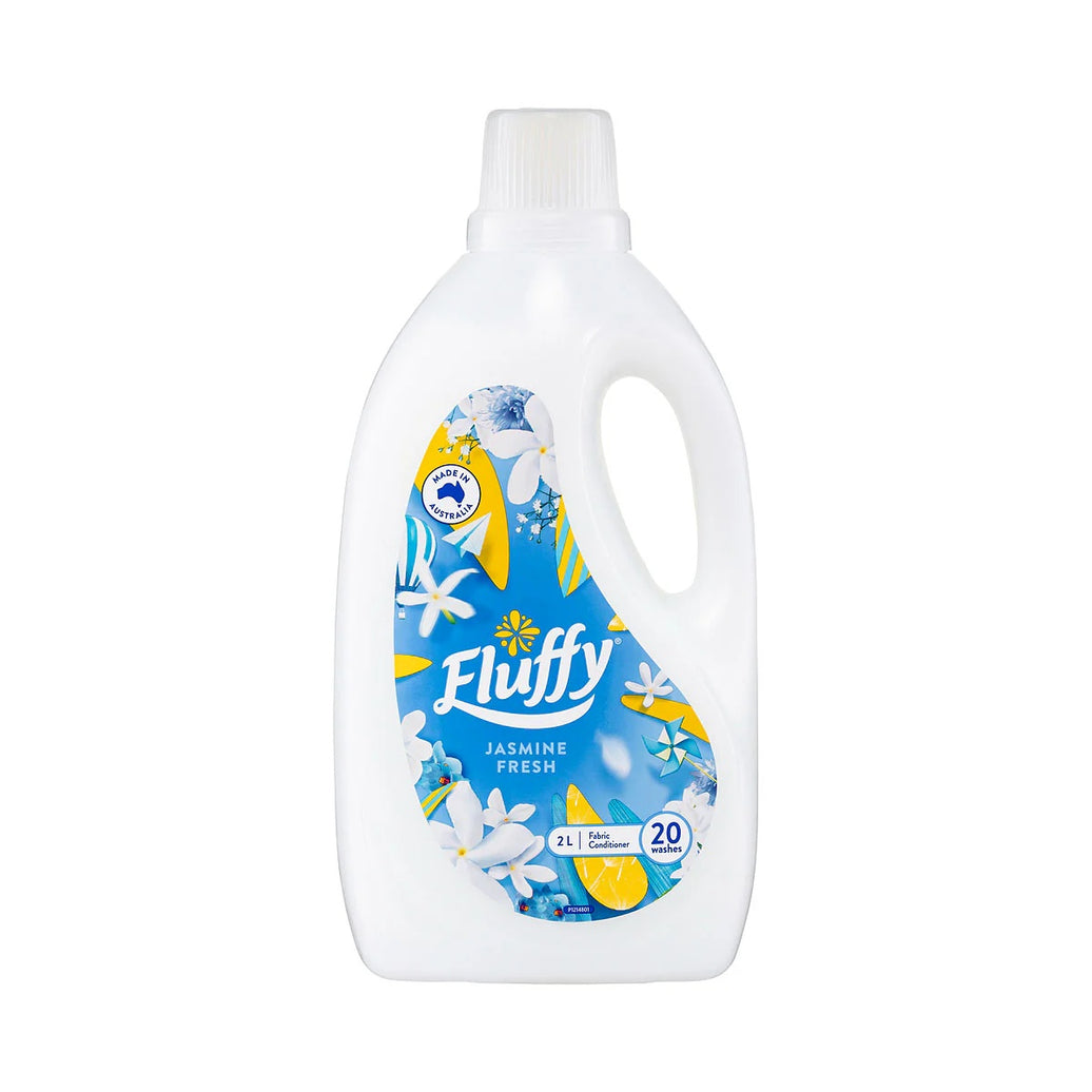 Fluffy 2L Fabric Softener Jasmine Fresh Ready To Use
