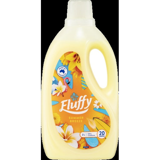 Fluffy 2L Fabric Conditioner Summer Breeze Ready To Use