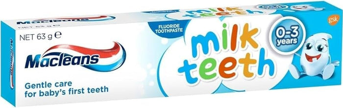 Macleans 63G Toothpaste Milk Teeth 0-3 Years