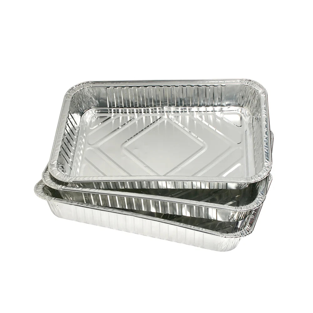 BBQ Foil Tray 3PK 38X27X7.5CM