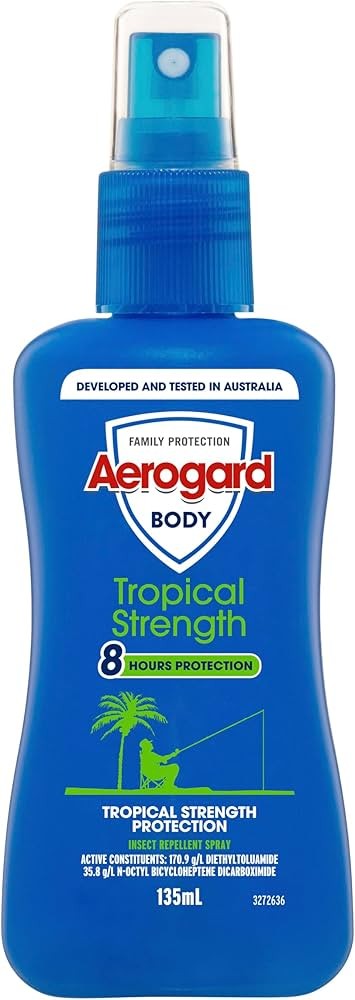 Aerogard Insect Repellent Spray Tropical Strength Protection 8 Hours 135ml