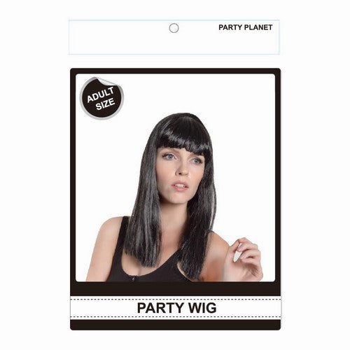 Long Costume Wig - Black - product image
