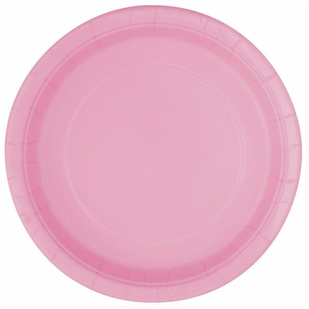 Lov Pink 8 X 7" Paper Plates - Pf