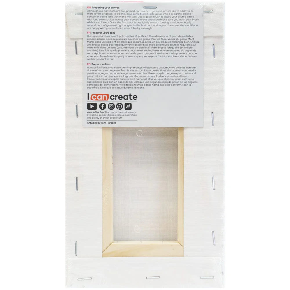 Mont Marte Signature Canvas Pine Frame S.T. 22.9x12.7cm