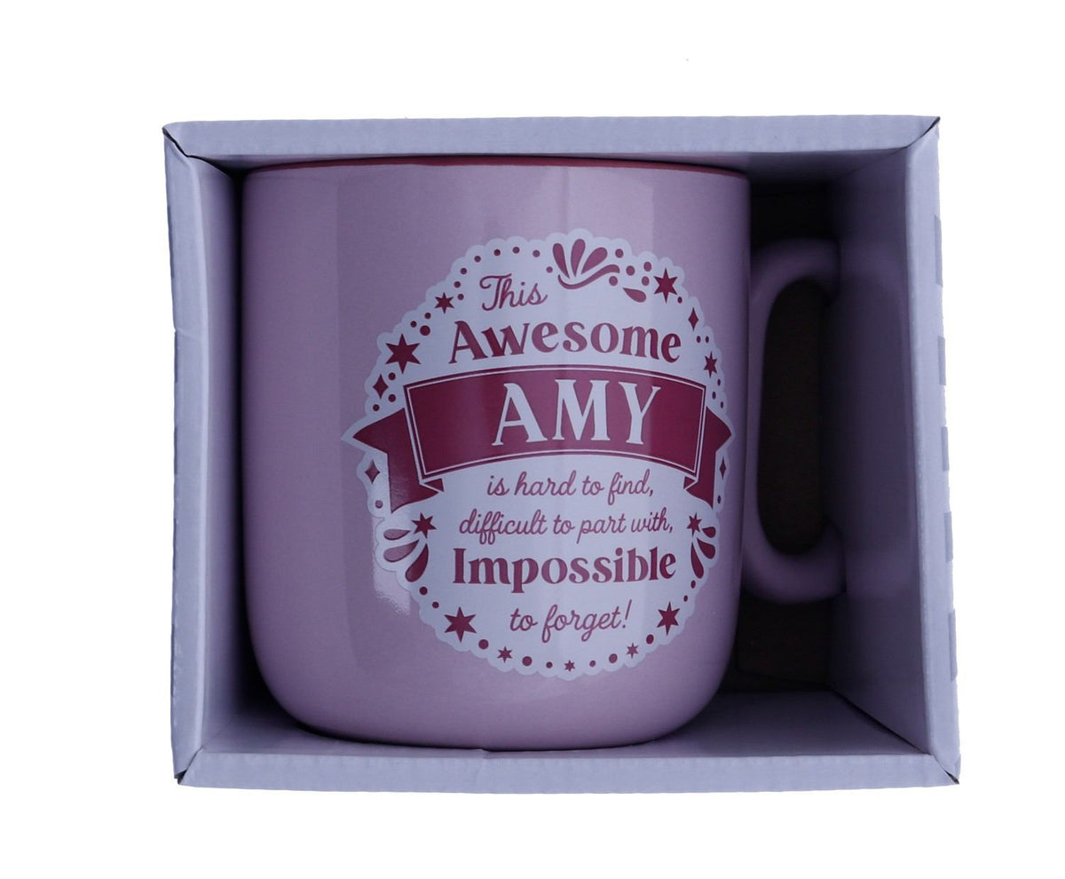 Amy About Me Mug
