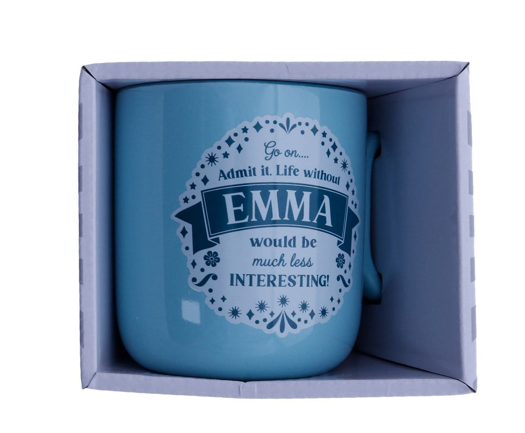 Emma About Me Mug