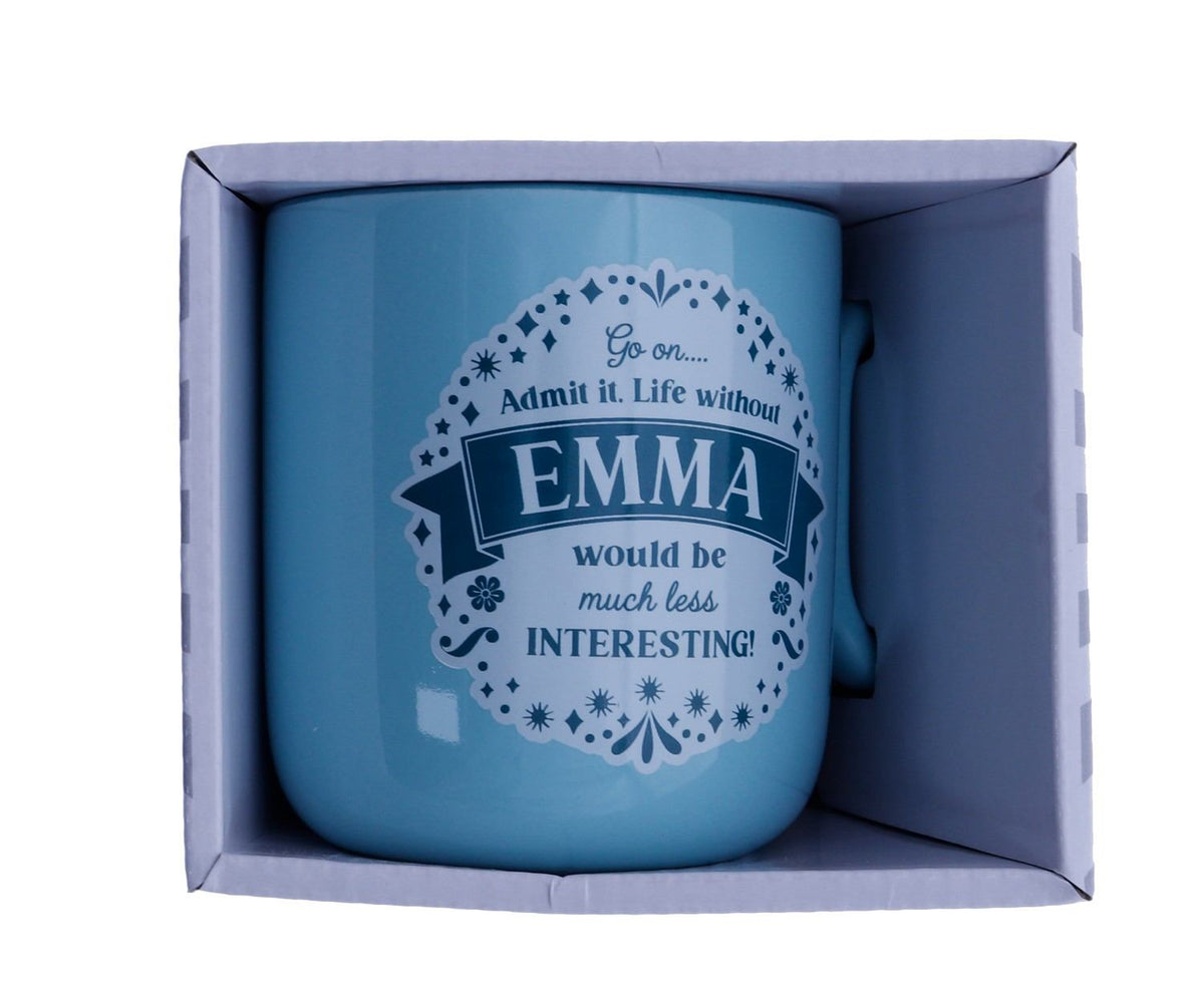 Emma About Me Mug