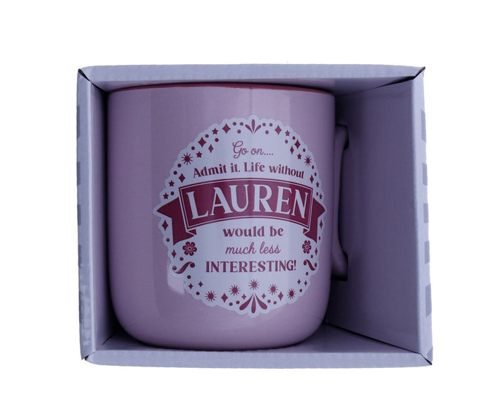 Lauren About Me Mug