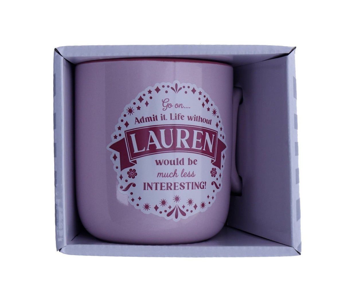 Lauren About Me Mug