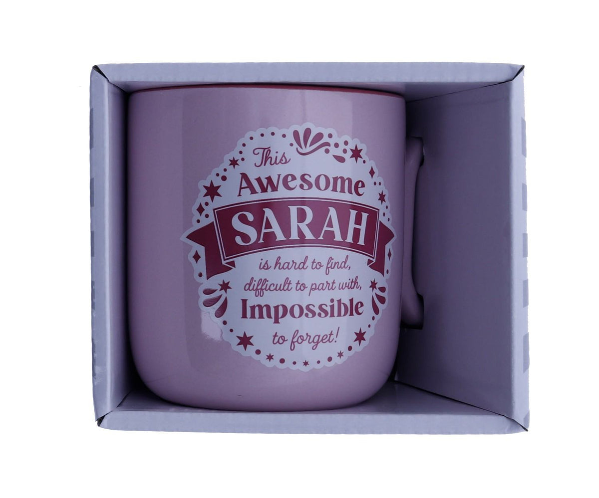 Sarah About Me Mug