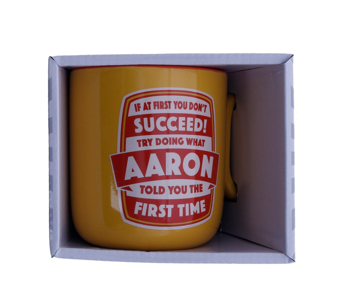 Aaron About Me Mug