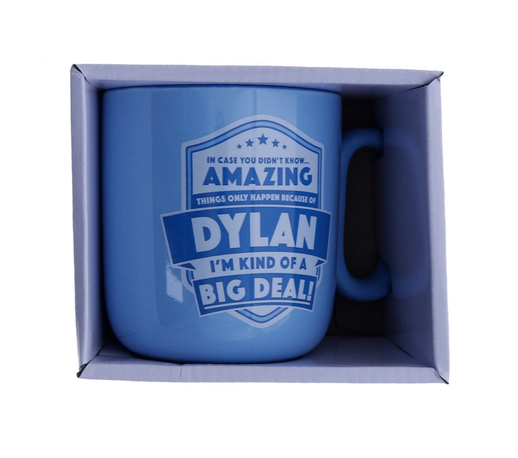 Dylan About Me Mug