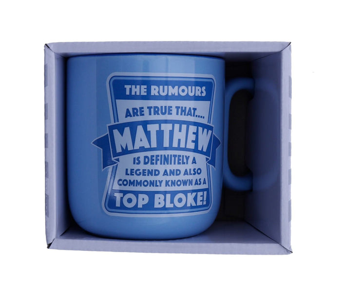 Matthew About Me Mug